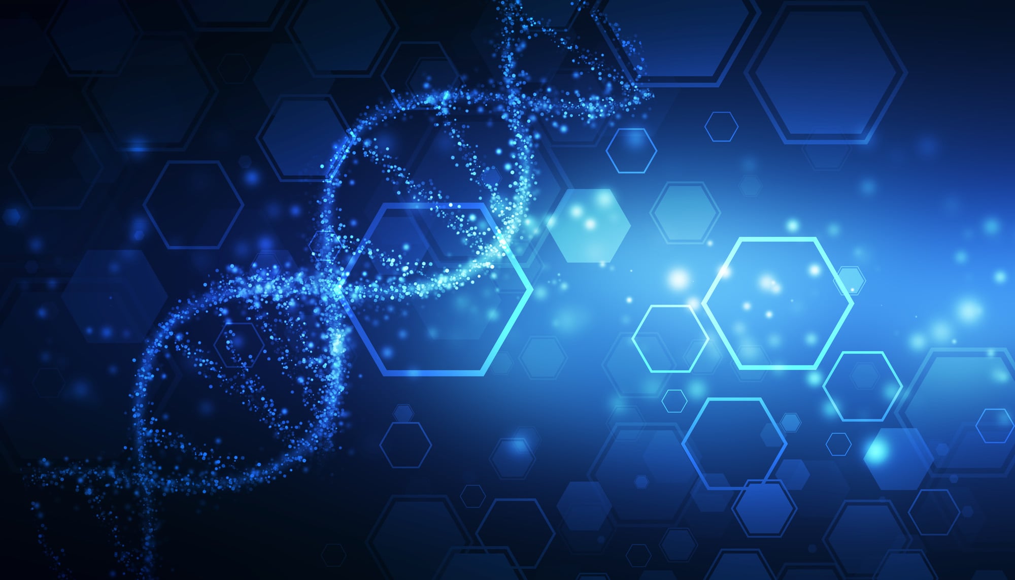 DNA structure, abstract medical and health care background, Abst