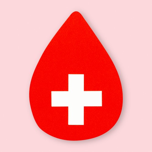 blood-drop-paper-medical-cross-health-diy-element