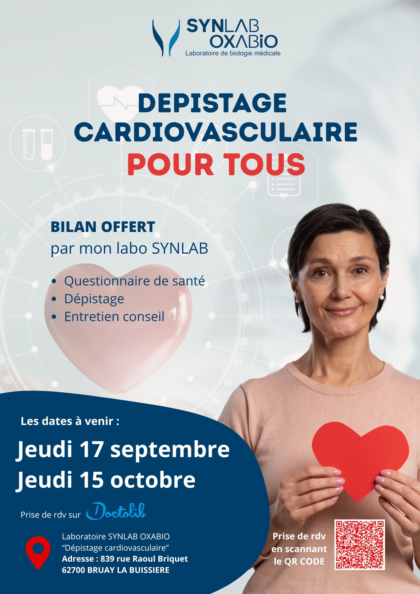 DEPISTAGE CARDIOVASCULAIRE BRUAY SEPT-OCT