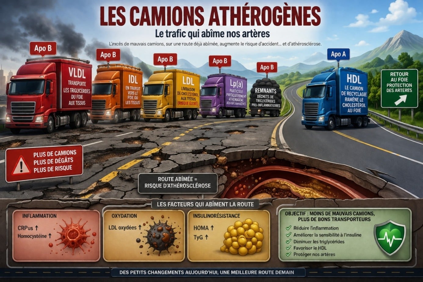 Les camions athérogènes